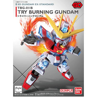 Bandai Gundam SD Ex-Standart Try Burning Gundam Gunpla Plastic Model Kit