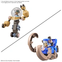 Bandai One Piece Chopper Robo Super 2&3 (Heavy Armor & Horn Dozer) Plastic Model Kit