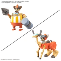 Bandai One Piece Chopper Robo Super 4&5 (Kung Fu Tracer & Walk Hopper) Plastic Model Kit