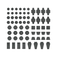Bandai Customize Material (Decoration Parts 1 Grey) Model Kit Accessory