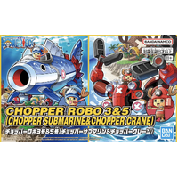 Bandai One Piece Chopper Robot 3&5 (Chopper Submarine & Chopper Crane) Plastic Model Kit