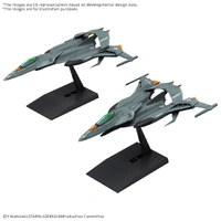 Bandai Mecha Colle DX Type 5 Experimental Space Heavy Strike Fighter Cosmo Python [2 Item Set] Plastic Model Kit