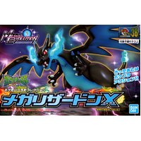 Bandai Pokemon Mega Charizard X Plastic Model Kit