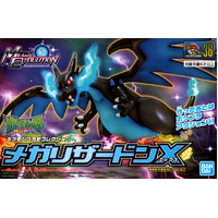 Bandai Pokemon Mega Charizard X Plastic Model Kit