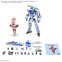 Bandai HG 1/100 VF-31J Siegfried (Hayate Immelmann Use) Deluxe Set Plastic Model Kit