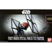 Bandai Star Wars 1/72 First Order Special Forces Tie Fighter Plastic Model Kit