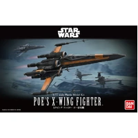 Bandai Star Wars 1/72 Poe's X-Wing Fighter Plastic Model Kit
