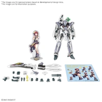 Bandai HG 1/100 VF-31F Siegfried (Messer Ihlefeld Use) Deluxe Set Plastic Model Kit