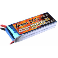 Gens Ace 1800mAh 25C 7.4V Soft Case Lipo Battery (EC3 Plug)