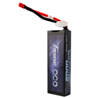 Gens Ace 5000mAh 50C 7.4V Hard Case Battery (Deans Plug)