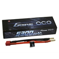 Gens Ace 5300mAh 7.4V 65C Hardcase Lipo GA2S-5300-65C-H