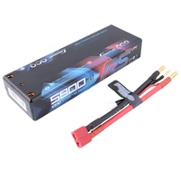 Gens Ace 5800mAh 100C 7.4V Hard Case LiPo Battery