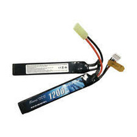 Gens Ace 1200mAh 25C 11.1V Soft Case LiPo Battery GEL (Mini Tamiya-plug)