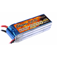 Gens Ace 2200mAh 25C 11.1V Soft Case Lipo Battery (EC3 Plug)