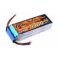 Gens Ace 5300mAh 30C 11.1V Soft Case Battery (Deans Plug)