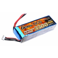 Gens Ace 3300mAh 25C 14.8V Soft Case Battery (Deans Plug)
