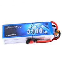 Gens Ace 5500mAh 45C 14.8V Soft Case Battery (Deans Plug)