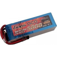 Gens Ace 5800mAh 45C 14.8V Soft Case Lipo Battery (Deans Plug)