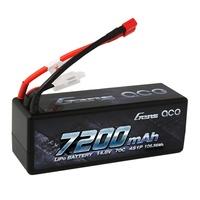 Gens Ace 7200mAh 70C 14.8V Hard Case Battery (Deans Plug)