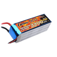 Gens Ace 3300mAh 30C 22.2V Softcase Lipo