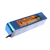 Gens Ace 5500mAh 25C 22.2V Softcase Lipo GA6S-5500-25C-S