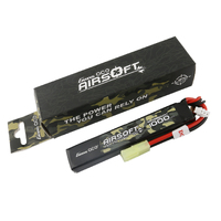 Gens Ace Airsoft 1000mAh 7.4V 2S 25C Soft Case LiPo Battery w/Tamiya Connector