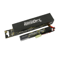 Gens Ace Airsoft 1400mAh 7.4V 2S 25C Soft Case LiPo Battery w/Tamiya Connector