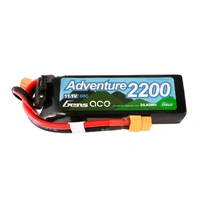 Gens Ace G-Tech 3S Adventure 2200mAh 60C 11.1V Soft Pack Lipo Battery (XT60)