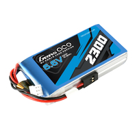 Gens Ace 2300mAh 6.6V 2S TX Soft Case LiPo Battery (JR)