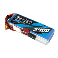 Gens Ace 2400mAh 7.4V 2S RX Soft Case LiPo Battery w/JST-SYP Connector