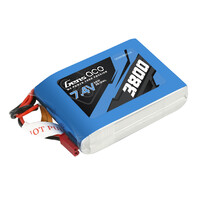 Gens Ace 3800mAh 7.4V 2S TX Soft Case LiPo Battery w/JST Connector