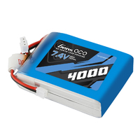 Gens Ace 4000mAh 7.4V 2S TX Soft Case LiPo Battery w/JST Connerctor