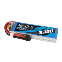 Gens Ace 3300mAh 11.1V 3S 45C Soft Case LiPo Battery (1TO3)