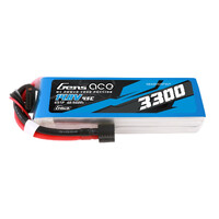 Gens Ace G-Tech 4S 3300mAh 45C 14.8V Soft Pack Lipo Battery (1TO3)