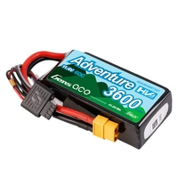 Gens Ace G-Tech 3S Adventure 3600mAh 60C 11.4V Soft Pack Lipo Battery (1TO3)