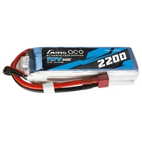 Gens Ace 3S 2200mAh 11.1V 60C Soft Case LiPo Battery (Deans)