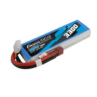 Gens Ace 3S 3300mAh 11.1V 45C Soft Case LiPo Battery (Deans)