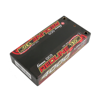 Gens Ace 2S Redline 4000mAh 7.6V 130C Hardcase/4mm bullet HV LiPo Battery (4.0mm Bullet)