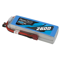Gens Ace 4S 2600mAh 14.8V 45C Soft Case LiPo Battery (Deans)