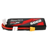 Gens Ace 2S 5000mAh 7.4V 60C Soft Case LiPo Battery (XT60)