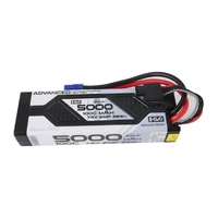 Gens Ace G-Tech 2S Advanced 5000mAh 100C 7.6V Hardcase Lipo Battery (EC3)