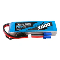 Gens Ace G-Tech 4S 5000mAh 45C 14.8V Soft Pack Lipo Battery (EC5)