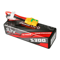 Gens Ace 3S 5300mAh 11.1V 60C Hardcase/Hardwired LiPo Battery (XT90-S)