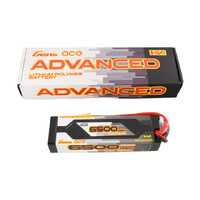 Gens Ace 3S Advanced 6500mAh 11.1V 100C Hardcase Lipo Battery (EC5)