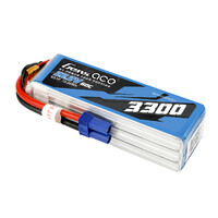Gens Ace 6S 3300mAh 22.2V 60C Soft Case LiPo Battery (EC5)