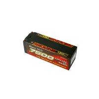 Gens Ace 4S Redline 7500mAh 15.2V 130C Hardcase/5mm bullet HV LiPo Battery (Deans)