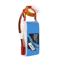 Gens Ace 2S 800mAh 7.4V 45C Soft Case LiPo Battery (JST)
