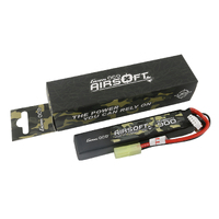 Gens Ace 3S Airsoft 900mAh 11.1V 25C Soft Case LiPo Battery (Tamiya)