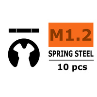 G-Force E-Clips 1.2mm Spring Steel (10pcs) GF-0158-001