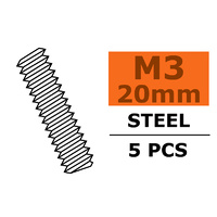 G-Force Tie Rod M3x20 Steel (5pcs) GF-0160-001